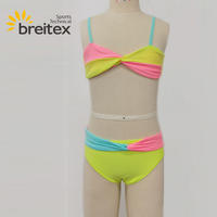 Wholesale Contrast twist triangle cup bikini two piece swimsuit From China-Breitex