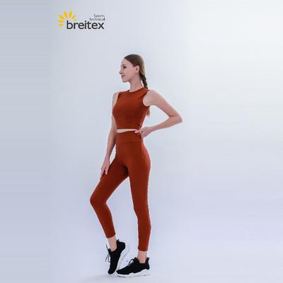 Women's Crop Breathe Tank Top and Color Matching Leggings