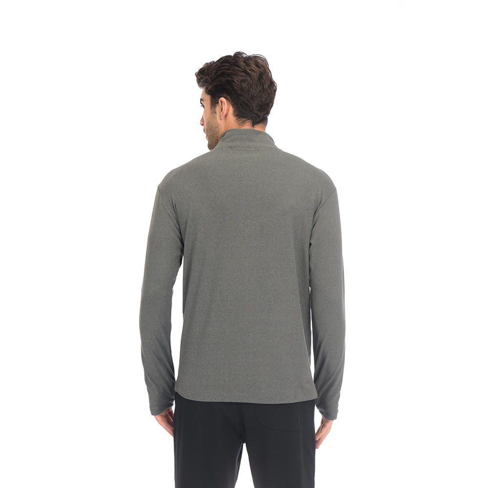 product-Breitex-Ready-Made Supplier Mens Half Zipper Long Sleeve Shirt Running Top, Custom Jogging W-1
