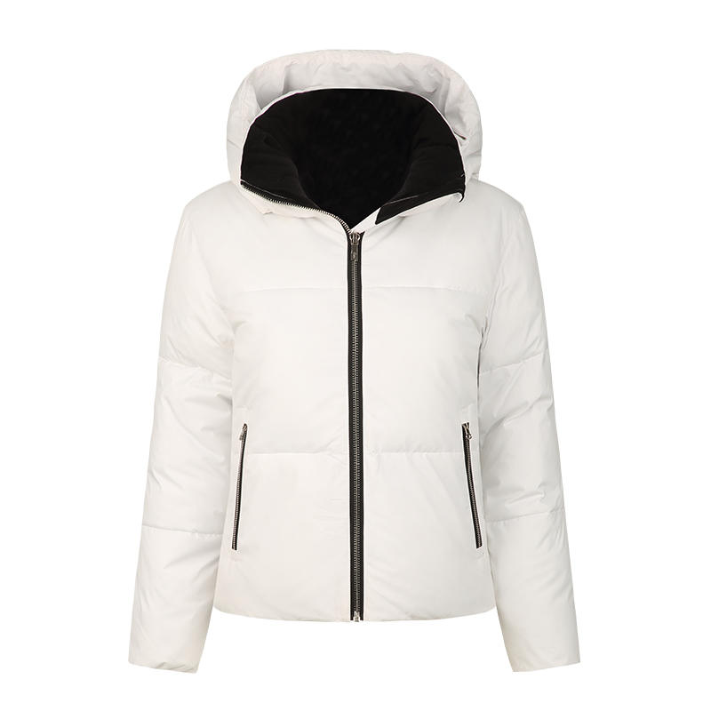Women's Winter Jacket of white color