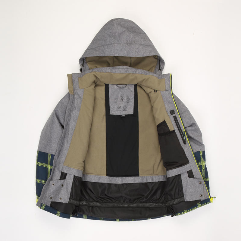product-Breitex-Tartan Design Ski Jacket with fleece lining-img
